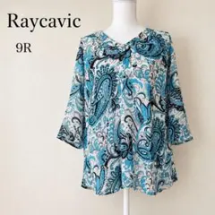 Raycavic レイキャビック9R ペイズリー柄 チュニック ブラウス