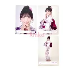 櫻坂46 佐藤愛桜 2025年 浴衣 生写真 セミコンプ ヨリ チュウ ヒキ