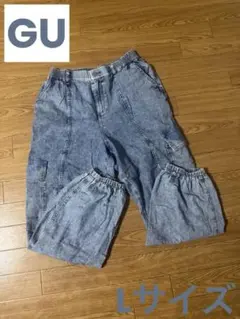 GU(ジーユー) ジョガーデニムパンツ:Lサイズ