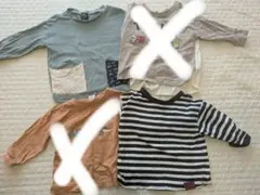 長袖Tシャツ　好きな2着　プティマイン