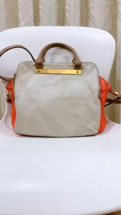 ポケット多め　マークジェイコブス　ショルダーバッグ　バイカラー