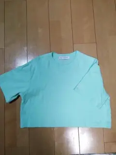 RIKKA FEMME クロップド丈 半袖Tシャツ ミントグリーンのサムネイル