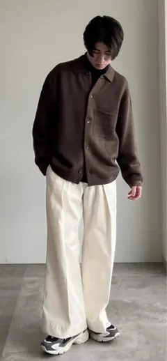 UNIQLO U ニットオーバーシャツジャケット