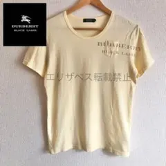 ⑤BURBERRY Tシャツ バーバリー ブラックレーベル イエロー