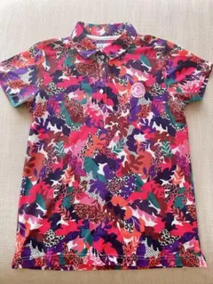 Jack Bunny!! ジャックバニー カモフラ柄ポロシャツ ピンク サイズ1