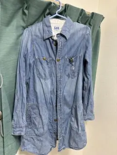 Lee デニムブルー 長袖ワンピース M