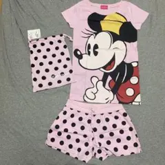 ミニーマウス ルームウェアセット ピンク　S新品タグ付き