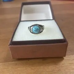 ヴィンテージ風トルコ石リング【即購入OK】【新品未使用】【匿名配送】