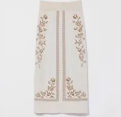 Eaphi SCARF MOTIF KNIT SKIRT　ivory Eaphi scarf motif knit skirt｜Yahoo!フリマ（旧PayPayフリマ）