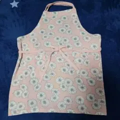Francfranc 花柄エプロン ピンク
