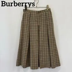 Burberrys チェック柄ウールスカートヴィンテージ 美ライン