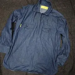 UNIVERSAL OVERALL uniform デニム長袖シャツ大きいサイズ