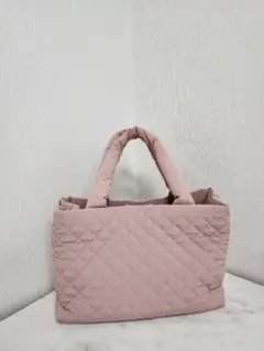Francfranc フランフラン キルティングツールバッグ ピンク