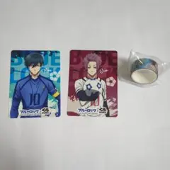 ブルーロック　くら寿司　カード　マスキングテープ