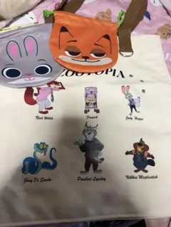 アベイル　ズートピア　トートバッグ