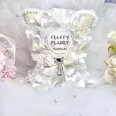 10cm おすわり ぬい服 ホワイト天使 にじぱぺっと しっぽ付き #33