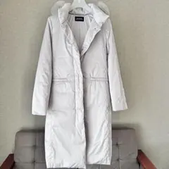 【高級】MADAM JOCONDE ダウンコート フォックスファー付 38