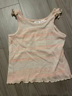 ZARA ノースリーブ トップス メランジ調のサムネイル