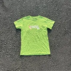 y2k TEAM GODDESS Tシャツ 黄緑 ライムグリーン L ラメのサムネイル