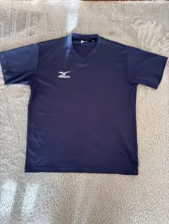 Mizuno ネイビー Vネック Tシャツ