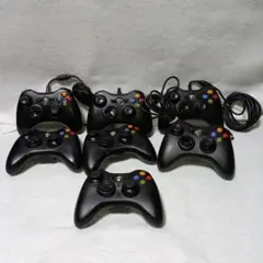 Xbox 360 コントローラー ブラック 7個セット