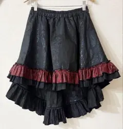 cutie frash｜パニエ｜テールスカート｜ブラック×レッドのサムネイル