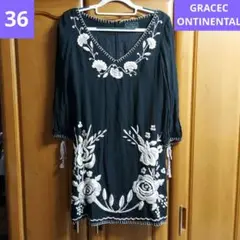 チュニックワンピース ひざ丈ワンピース