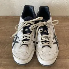 ASICS スパイクシューズ ホワイト/ネイビー 23.5センチ スターシャイン