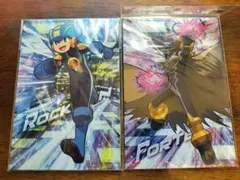 ロックマンエグゼ ポップアップ ロックマン フォルテ ポストカード セットのサムネイル