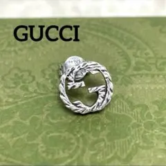 美品】GUCCI ピアス インターロッキングG 燻 片耳 アラベスク - メルカリ