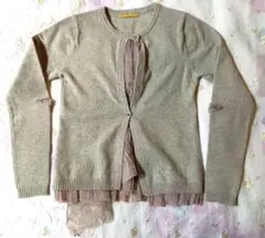 ルールロジェット　カーディガン　ニット　ウール　カシミヤ　シルクのサムネイル
