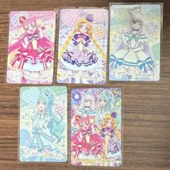 ②映画キミとアイドルプリキュア キラキラカードグミ わんぷり5種