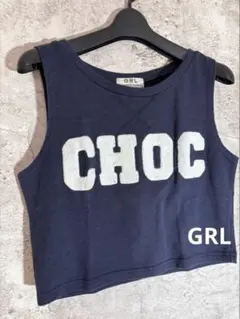 GRL 綿混 ロゴタンクトップ ショート クロップド丈のサムネイル