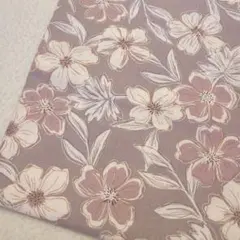 momen-t　綿麻シーチング　花柄