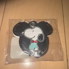 スヌーピー ミッキー型キーホルダー　キーカバー　新品