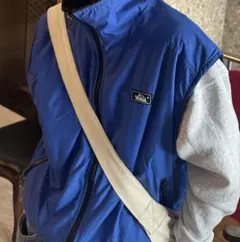 80ssウールリッチ WOOLRICHナイロンベスト メンズL ヴィンテージ