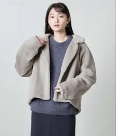 MARW フェイクファーショートコート