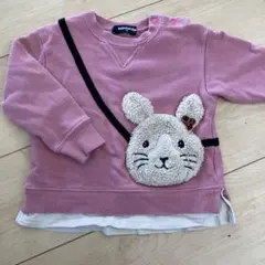 klädkåp ウサギデザイン トレーナー 90