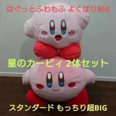 星のカービィ はぐっとふわもふ よくばりBIG・もっちり超BIG 2体セット