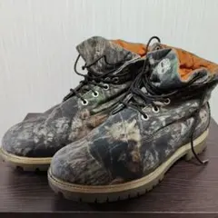 中古 Timberland 迷彩 ハイカットワークブーツ