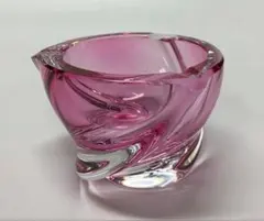 ヴァルサンランベール花瓶 緑 高さ約22.3cm val saint lambert (ヴァルサンランベール) 花瓶 ブラウン｜トレファク