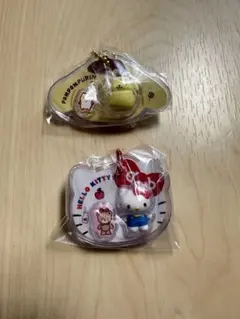サンリオキャラクターズ　 パッケージチャーム キティ　ポムポムプリン