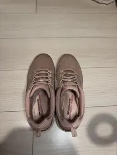 Skechers ピンク グリッター スニーカー