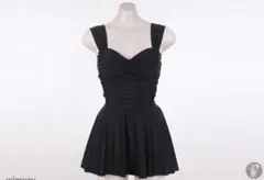 ブラックワンピース水着 2点セット L