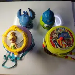 ディズニー ティンカーベル バケツ型キャラクターグッズ等4点セット