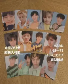 seventeen セブチ トレカ　HARU セルカ コンプ 63～75