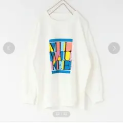LOWRYS FARM KIDS プリントBIGTシャツロングスリーブ
