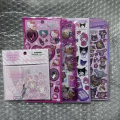 サンリオ　キティ マイメロ クロミ シール　 うるちゅるポップシール他５点セット