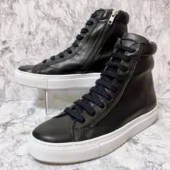 美品 Amb【23.0】レザーハイカットスニーカー サイドジップ 1000ZIPのサムネイル