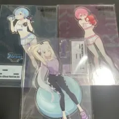 Re:ゼロから始める異世界生活 エミリア レム ラム アクスタ 付録特典